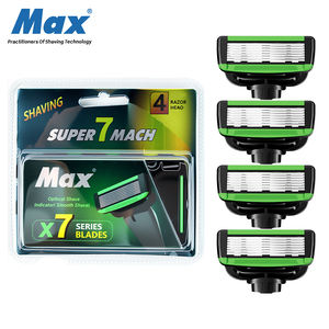 Lama in acciaio inossidabile Max Brand Germania con <span class=keywords><strong>4</strong></span> cartucce di ricambio per rasoio - Product Image 1