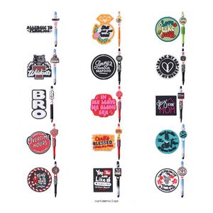 Nuevas innovaciones 2024: Cuentas focales de silicona de Karol G, cantante pop australiana; POP STAR; Selena; <span class=keywords><strong>Bluey</strong></span> y <span class=keywords><strong>Bingo</strong></span> - Product Image 1