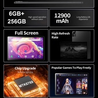 2024 nuevo Mini 14 pulgadas Android 13,0 Tablet PC 6G + 256GB ROM Dual SIM 12900mAh batería 4G llamadas GPS Wifi MTK Venta caliente
