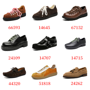 Hợp thời trang dày Đế Phong Cách Anh Chiều cao tăng Niche Cổ Điển <span class=keywords><strong>Retro</strong></span> một chân lười biếng giày của nam giới - Product Image 4