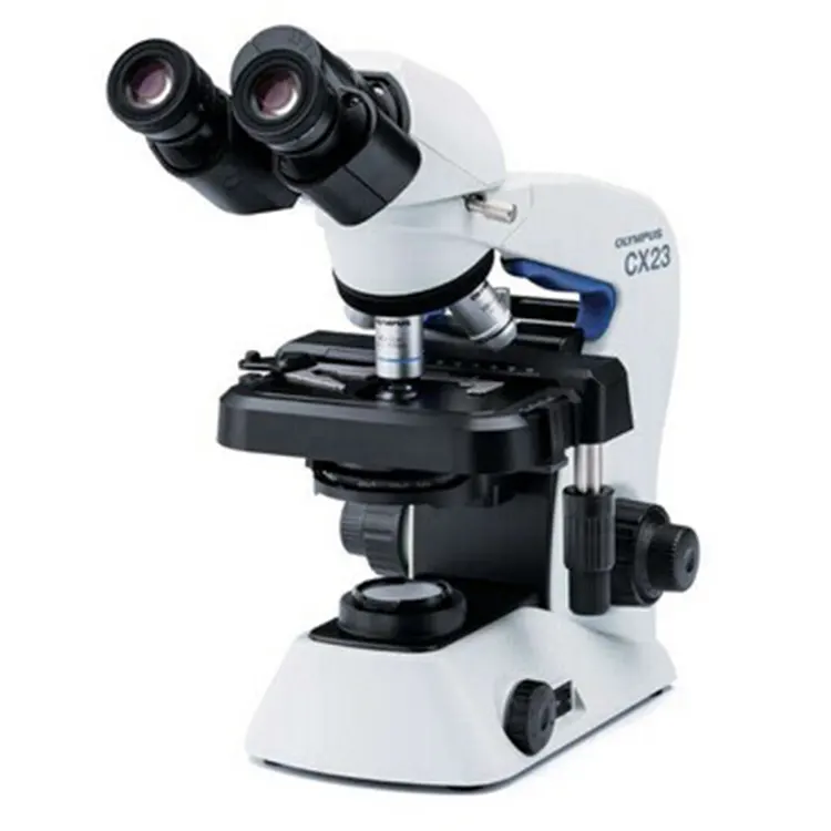 Olympus microscópio biológico, microscópio eletrônico sem fio cx23 para laboratório