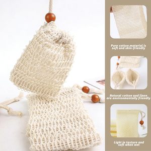 Bolsa de Sisal para Jabón Zero Waste, Bolsa Ahorradora de Jabón, Exfoliante Corporal Natural Hecho a Mano, Ovalado Simple para Jabones en Barra - Product Image 2