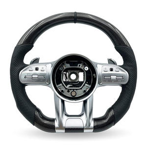 Volant de direction complet en carbone en gros pour Mercedes Benz C63 <span class=keywords><strong>Amg</strong></span> W204 W212 Gle <span class=keywords><strong>63</strong></span> E43 - Product Image 1