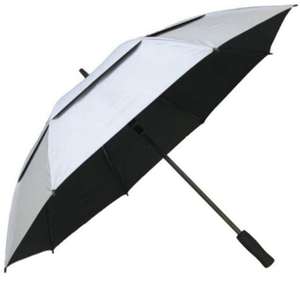 <span class=keywords><strong>Parapluie</strong></span> de golf automatique pongé 190T de haute qualité résistant aux UV revêtement noir en fibre de verre motif droit-Sun City - Product Image 5