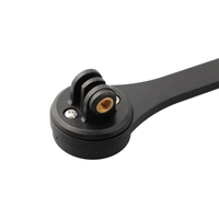 Bracket Holder Komputer Sepeda Road Bike Terintegrasi Aero Handlebar Out Front dari Aluminium untuk Garmin Bryton Wahoo
