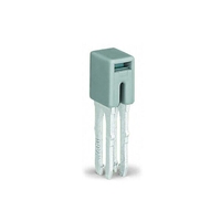 5 piezas de conectores 280-402 aislados 24A grises Nuevos