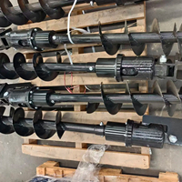 Mini-excavatrice fiable avec équipements hydrauliques : pince grappilleuse et tarière pour le développement terrestre
