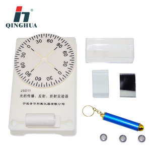 Appareil d'expérimentation sur la propagation, la réflexion et la réfraction de la lumière Qinghua 25011 - Optique physique pour les collèges et les lycées - Product Image 1