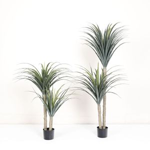 Arbre artificiel Dragon Blood Tree Dream Castle, grande plante d'intérieur sur pied, décoration verte, style Agave, plante paysagère - Product Image 2