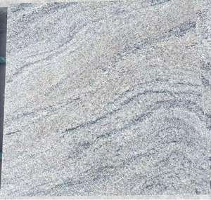 Losa de granito grande gris claro Diseño de patrón de onda moderno Piedra natural para pulir y pulir con chorro de arena - Product Image 5