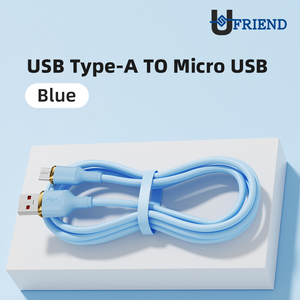 Cable de Carga Rápida USB Tipo A a Micro USB de Cobre Puro y Silicona de Alta Calidad, Personalizable - Product Image 2