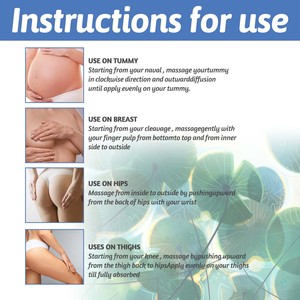 Crème naturelle à la glycérine pour les vergetures avec revitalisant cutané pour les soins corporels et le traitement hydratant pendant la <span class=keywords><strong>grossesse</strong></span> et après l'accouchement - Product Image 5