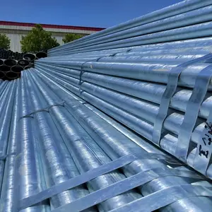 ASTM A53 Schedule 40 Galvanized Iron Seamless Steel Pipe And Tube Erw Welded Steel Pipe Oil Gas Pipeline