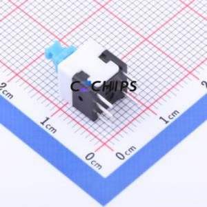 PB-22E08 <b>Push</b> <b>Button</b> <b>Switch</b> Through hole Component (THT),8x8mm <b>Switch</b> Self-Locking Rectangle Plunger 500mA 30V - Product Image 2