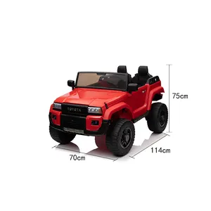 Kids-electric-car Toyota Licensed 2024 24V Real 2 Seater Ride-on Cars Plastic For Kids 7 Years -18 Year