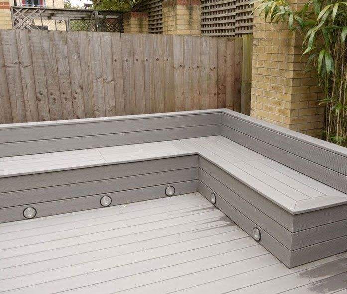 Durable Outdoor Decking with WPC Anti UV Double Colors