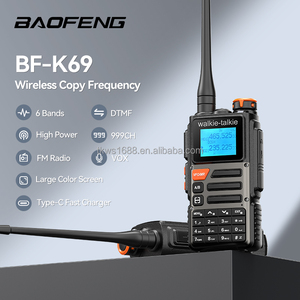 Baofeng BF-UV K69 tầm xa Walkie Talkie BF-K69 đa ban nhạc không dây quét tần số Type-C FM cầm tay ham tất cả các chế độ thu phát - Product Image 1