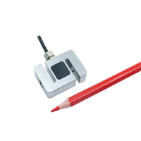 Sensor de Fuerza de Celda de Carga Tipo S Fibos FA303 Económico, Conexión de Brida de Acero Inoxidable, Salida Analógica/Digital, Capacidad de Pesaje 500N
