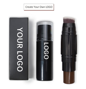 Bajo MOQ Foundation Stick Body Bronzer Contorno facial Contorno <span class=keywords><strong>de</strong></span> <span class=keywords><strong>ojos</strong></span> y lápiz resaltador Maquillaje Pro Contour Stick con cepillo - Product Image 2