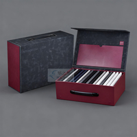 Prix usine Pierre Échantillon Valise Papier Carton Carrelage Vitrine Mosaïque Marbre Présentoir Granit Échantillon Boîte vitrine