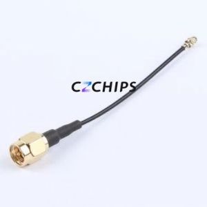 KH-SMAJ-IPEX-RG1.37-B70 RF Cable RF ( Input End Output End: SMA-J to IPEX )( Cable Length: 7cm )( IPEX Generation: 1 gen ) - Product Image 1