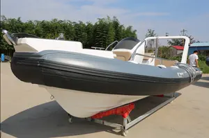 20ft RIB600 Fiberglass Hull Floor Luxurious Boat For Sale