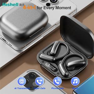 Traductor en Tiempo Real en Línea, 164 Idiomas, Auriculares Inalámbricos TWS con Pantalla Digital, Auriculares con Gancho para la Oreja, Modelo M139 - Product Image 3