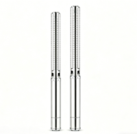 Pompe submersible électrique multi-étages en acier inoxydable à grand débit 4SP 96 mm, immergée dans l'huile, avec sortie de 1,5 pouce, haute pression 1