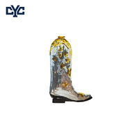 Patchs brodés à paillettes brillantes personnalisés pour bottes de cowboy western, faible MOQ, étoiles multicolores, patchs thermocollants à paillettes pour bottes de cowgirl