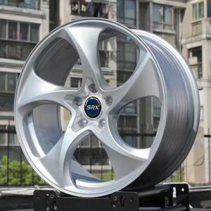Nouvelles jantes en alliage d'aluminium forgé monobloc SRX SRX-02 de 16 à 24 <span class=keywords><strong>pouces</strong></span>, design à rayons en forme de moulin à vent, finition argent poli, jantes de luxe <span class=keywords><strong>pour</strong></span> voitures Audi - Product Image 2