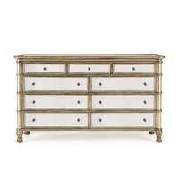 Meubles de chambre à coucher en bois massif haut de gamme français, armoire à tiroirs, armoire de villa, hôtel, personnalisable