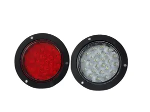 Round Led Tail Lamp E-Mark Approved Tail Light For Truck Trailer Vehicles