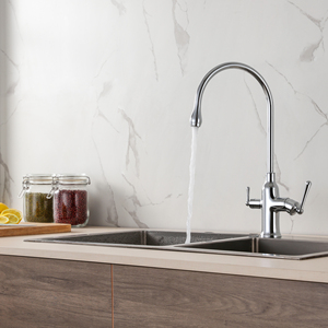 <strong>Filter</strong> <strong>Water</strong> Two Handle 3 Way Kitchen Pure Brass <strong>Good</strong> Quality <strong>Water</strong> <strong>Faucet</strong> - Product Image 3