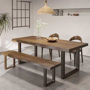 Fabbrica diretta di mobili di lusso solido soood Dinning <span class=keywords><strong>tavolo</strong></span> rettangolare <span class=keywords><strong>in</strong></span> legno massiccio <span class=keywords><strong>tavolo</strong></span> <span class=keywords><strong>e</strong></span> <span class=keywords><strong>sedie</strong></span> <span class=keywords><strong>Set</strong></span> - Product Image 4