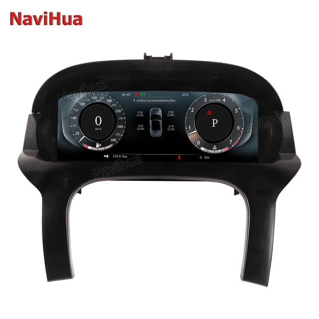 Navihua Digital Cluster for Range Rover Evoque 2014-2019 Linux System LCD Dashboard Car Speedometer Auto Instrument