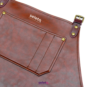 Tablier Vintage pour coiffeur en PU, nouveau Design <span class=keywords><strong>de</strong></span> qualité supérieure, idéal pour le travail, châle, barbier, livraison gratuite, <span class=keywords><strong>2022</strong></span> - Product Image 3