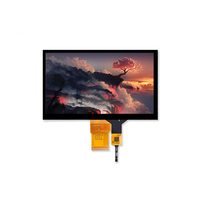 Écran IPS TFT LCD en verre P + G de 7.0 pouces avec écran tactile capacitif CTP A-Si TFT Active Matrix LED Backlight Résolution 800x480