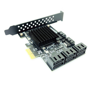Tarjeta de Expansión SATA PCI-E a Sata 3.0 de 8 Puertos, Adaptador de 8 Puertos 6G, Expansión para Disco Duro IPFS 88SE9215 - Product Image 2