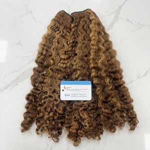 Produit phare : Cheveux bouclés birmans en trame, super double drawn, cheveux humains vierges vietnamiens de haute qualité - Product Image 2