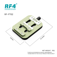 Alat Perbaikan Ponsel Universal RF4 RF-FT02, Fixture CPU, Penjepit IC Chip yang Dapat Disesuaikan, Fixture Solder BGA