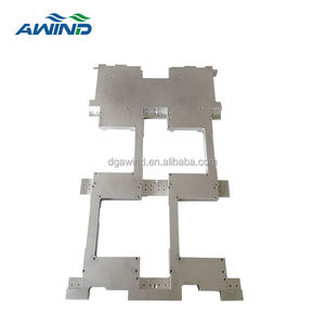 แผ่นหล่อเย็นอะลูมิเนียมหล่อพร้อมทดสอบการรั่วไหลของแบตเตอรี่ระบบการจัดการความร้อนโมดูล PV ระบบระบายความร้อนน้ำที่ปรับแต่งได้ - Product Image 4