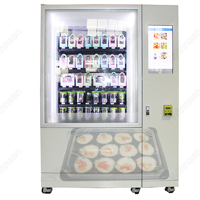 Réfrigérateur automatique intelligent de cuisine, pour salade de légumes, cupcakes, sushi, machine à vendre avec télécommande