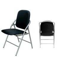Chaise de bureau moderne en maille avec tableau d'écriture, bureau pliable pour ordinateur, tableau de réunion du personnel, matériau en cuir