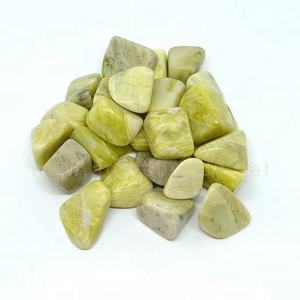 Vente en gros de serpentine naturelle pierres dégringolées cristal semi-précieux artisanat pour Reiki Feng Shui fée minéraux décoratifs - Product Image 1