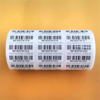 Rouleau d'autocollants personnalisés en papier adhésif Étiquettes thermiques directes 4x6 100x150 Étiquettes d'expédition Rouleau d'étiquettes de codes à barres pour imprimante