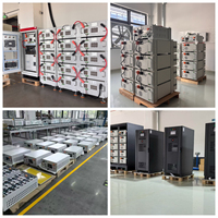 Paquete de Baterías de Litio Lifepo4 Voltary Energy, 51.2V 314Ah, Módulo Bess 96kWh 128kWh 256KWh, Almacenamiento de Energía en Contenedor Industrial IP54