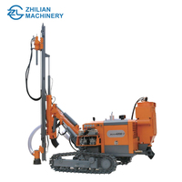 Foreuse de roche diesel Zhilian, machine de forage minière haute efficacité ZGYX 420B-1, pompe de surface 90 mm, moteur de forage carottier