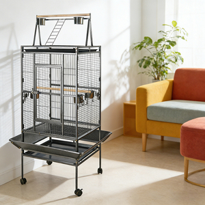 Gabbie per Uccelli Economiche in Ferro con Motivo Animalier, Impilabili, di Medie Dimensioni, Spedizione Gratuita, Gabbia per Uccelli per Decorazione Matrimonio - Product Image 1