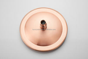 Brass Material Red <strong>Bronze</strong> Inwall Concealed Thermostatic Bathroom <strong>Shower</strong> Set Hot and Cold Water Copper Color <strong>Shower</strong> Faucet - Product Image 4