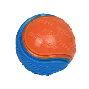 SY2025 Alta Qualità Novità 2025 Giocattolo per Cani in TPR Bicolore Sonoro, Resistente ai Morsi, per Allenamento e Interazione - Product Image 6